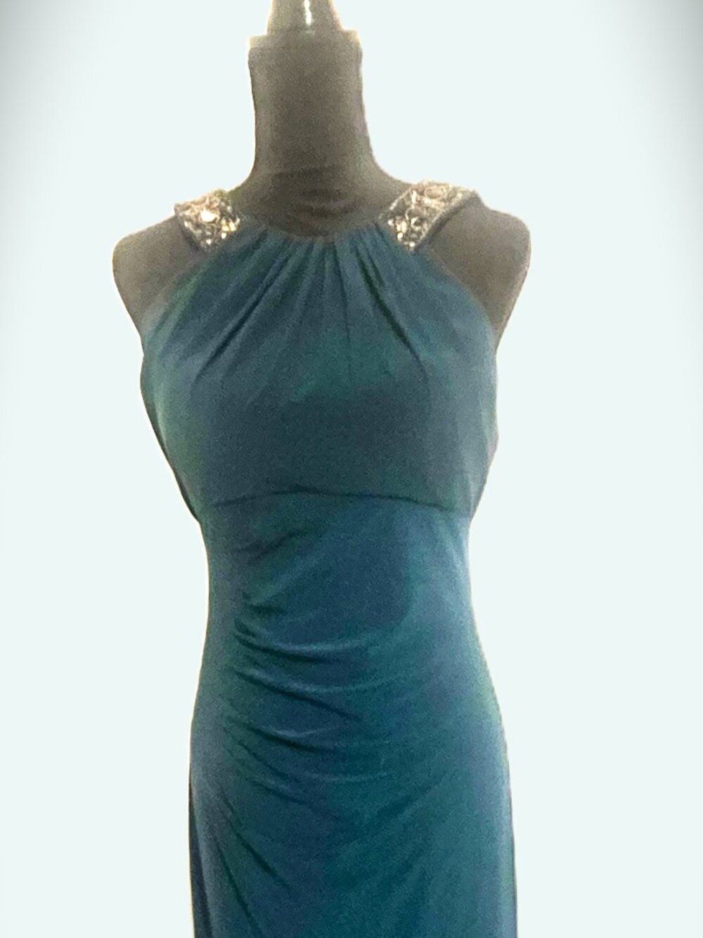Teal Ball Gown